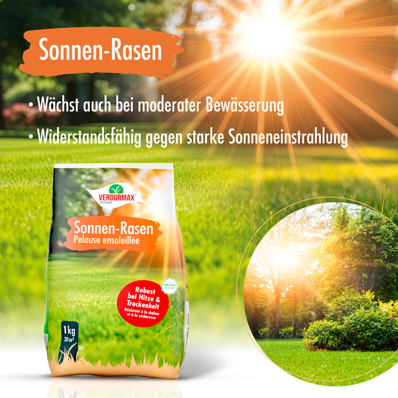 1 kg VERDURMAX® Trockenrasen Samen