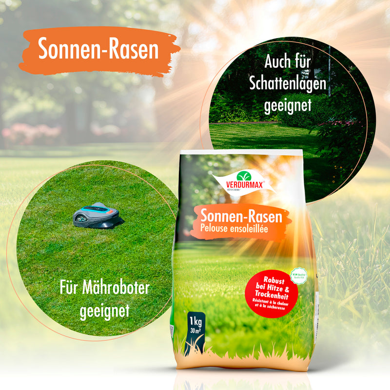 1 kg VERDURMAX® Trockenrasen Samen
