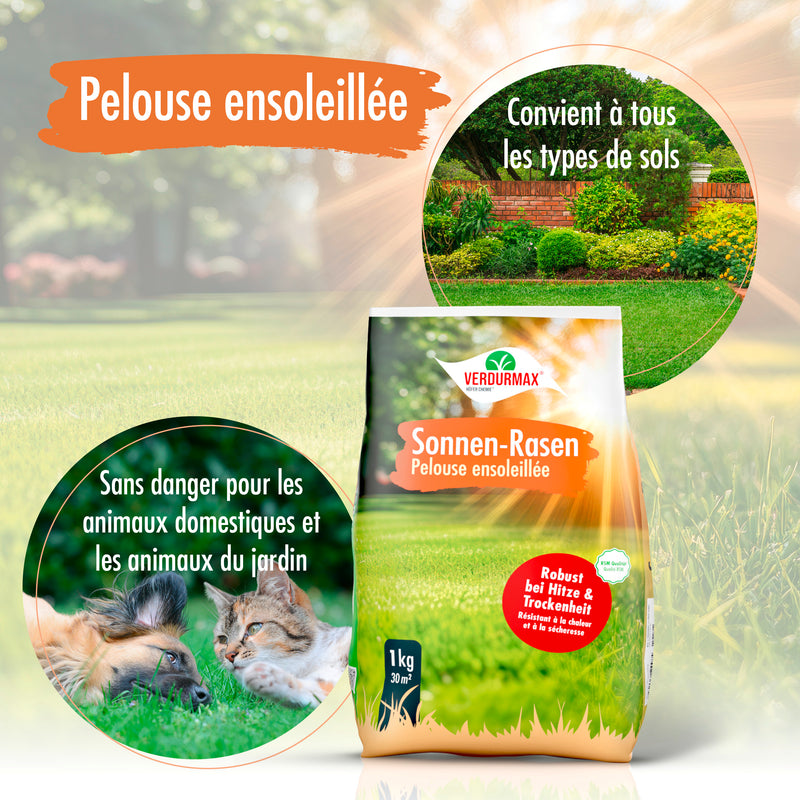 1 kg VERDURMAX® Pelouse ensoleillée