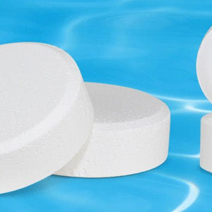 Chlortabletten langsam löslich