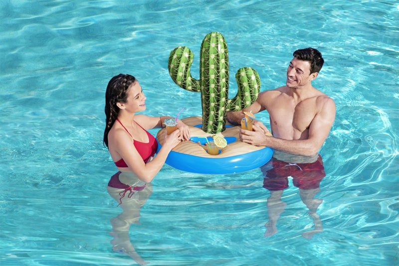 Porte-goblet flottant pour la piscine - Cactus