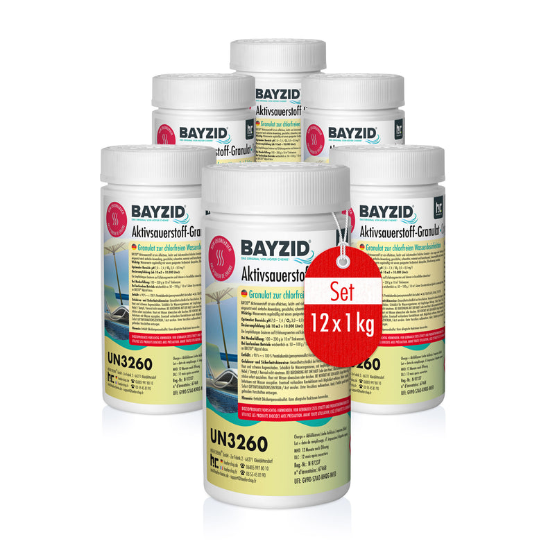 Oxygène actif BAYZID® – granulés en pot de 1 KG