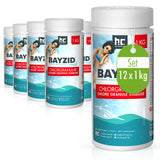 Granulé de chlore choc stabilisé Bayzid® en pot de 1 KG