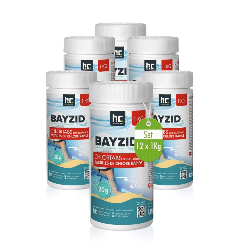 1 kg BAYZID® Chlortabs 20g schnell löslich - Höfer Chemie GmbH