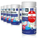 Galets de chlore multifonction 200g  5en1 Bayzid® en pot de 1 KG