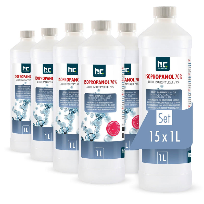 1 L Höfer Chemie® Isopropanol 70% in Flaschen - Höfer Chemie GmbH
