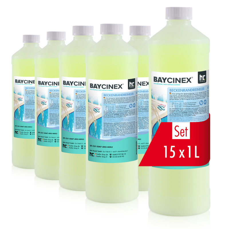 1 L BAYCINEX® zwembadrandreiniger in flessen