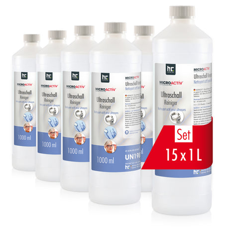 1 L Microactiv® ultrasoonreiniger voor ultrasoonbad in flessen