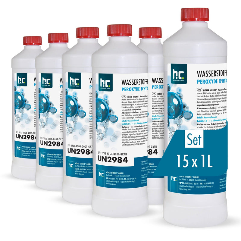 1 L Höfer Chemie® Wasserstoffperoxid 11,9% in Flaschen - Höfer Chemie GmbH