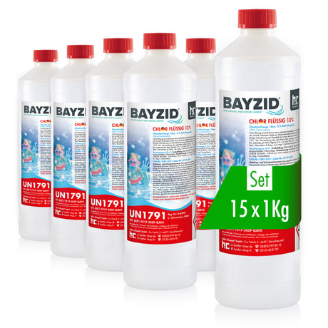 1 kg BAYZID® Chlor 13% flüssig für Pools