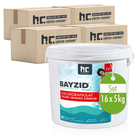 5 kg BAYZID® Chlorgranulat für Pools - Höfer Chemie GmbH