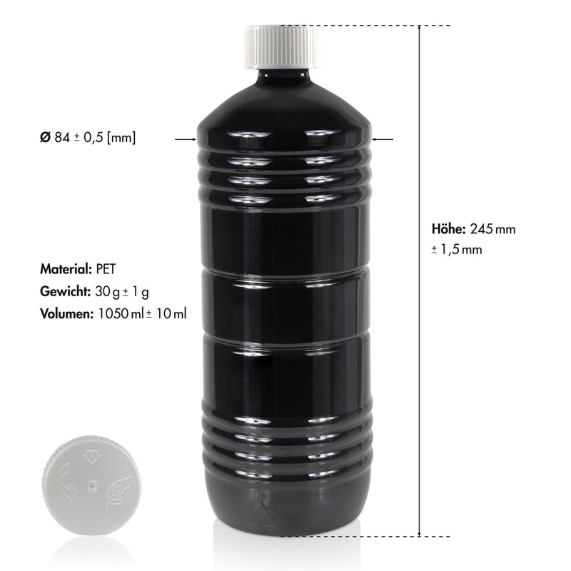 1 L FLAMBIOL® Lampenöl Hochrein Kristallklar in Flaschen - Höfer Chemie GmbH