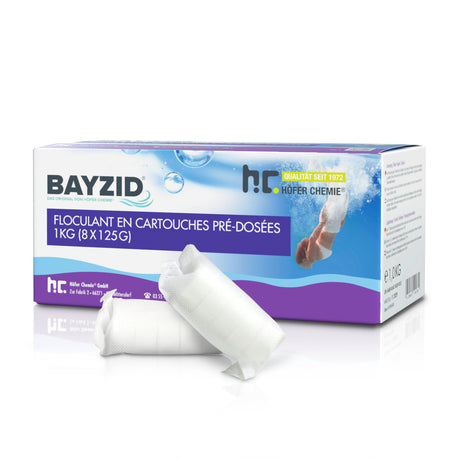 1 kg BAYZID® Flockkartusche für Pools