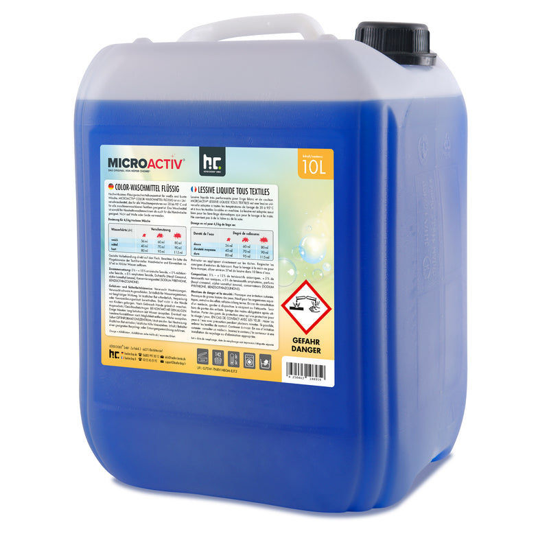 Lessive liquide Microactiv® en bidon de 10 L