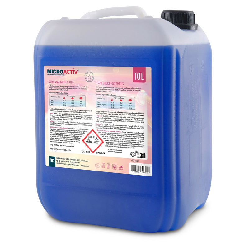 10 L Microactiv® Color Waschmittel flüssig - Höfer Chemie GmbH