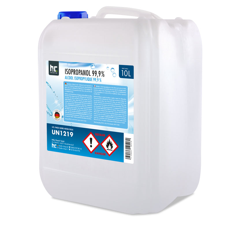 10 L Höfer Chemie® Isopropanol 99,9% in jerrycan