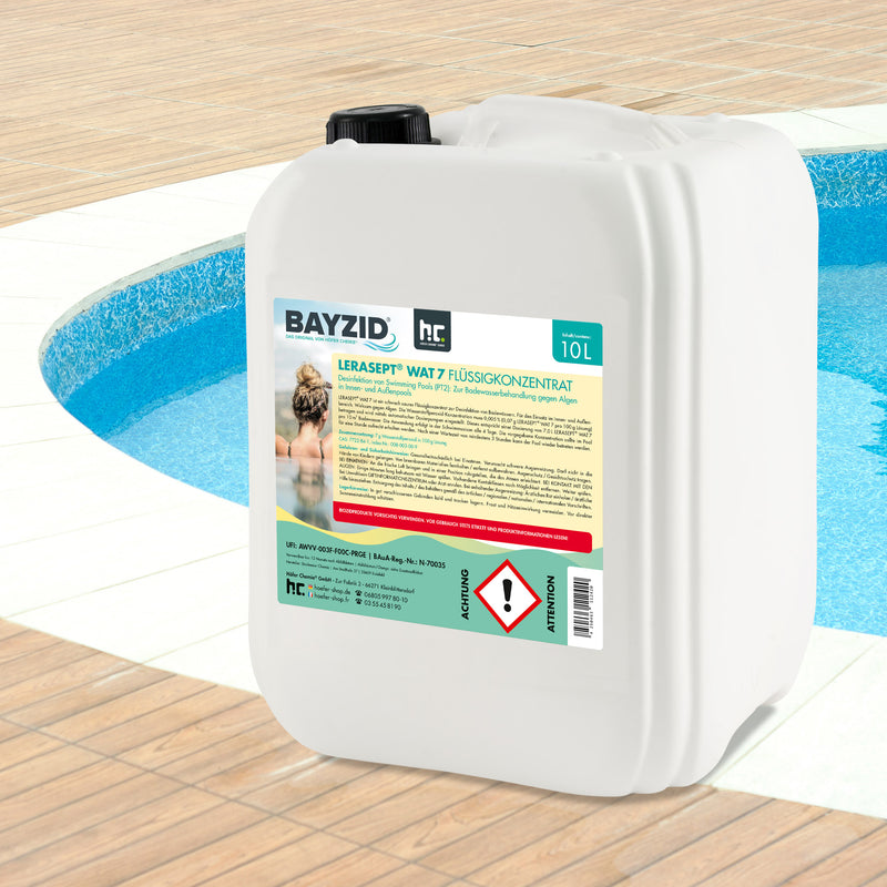 10 L Lerasept® WAT 7 Aktivsauerstoff für Pool und Whirlpool in Kanister