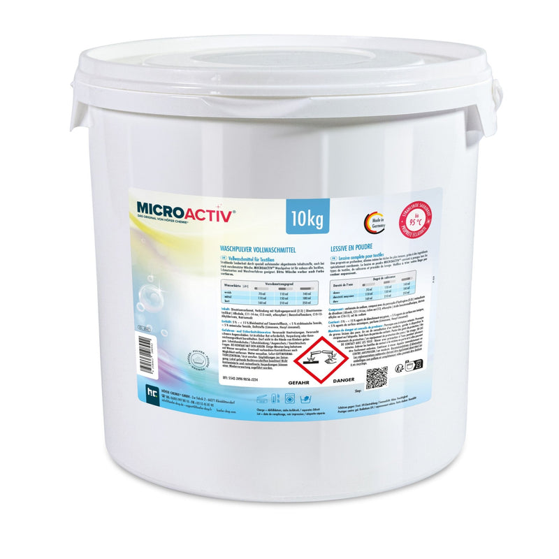 10 kg Microactiv® Waschpulver Vollwaschmittel - Höfer Chemie GmbH