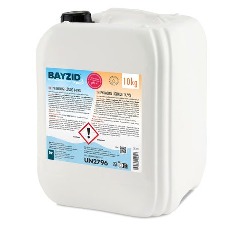 10 kg BAYZID® pH Minus flüssig 14,9% in Kanister - Höfer Chemie GmbH