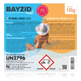 pH moins liquide 14,9% Bayzid® en bidon de 10 KG