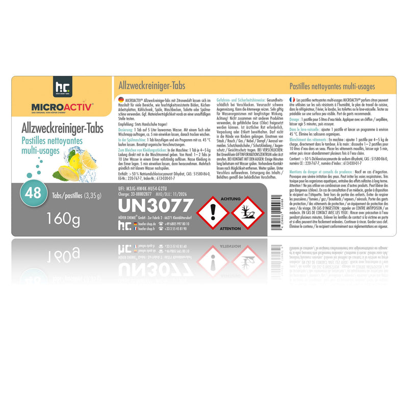 160 g Microactiv® allesreiniger-tabletten