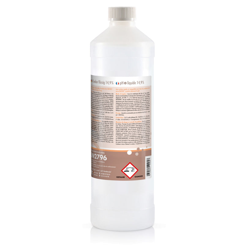 pH moins liquide 14,9% Bayzid® SPA en bouteilles de 1 KG