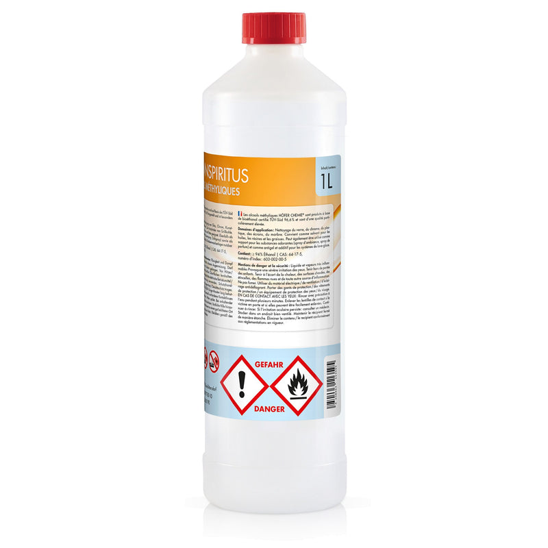 1 L Höfer Chemie®  Brennspiritus 94% in Flaschen