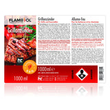 1 L FLAMBIOL® vloeibare grillaansteker voor grills en vuurkorven in een fles