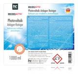 1 L MICROACTIV® Photovoltaik Anlagen Reiniger in Flaschen