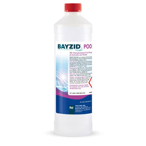 1 L BAYZID® Poolclear - Trübungsbeseitigung für Pool-Filter mit Kartuschen & Filterballs - Höfer Chemie GmbH
