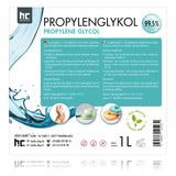 Kit de 1 L de propylène glycol et 1 L de glycérine de qualité pharmaceutique