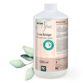 1 L BAYZID® SPA Saunareiniger mit Eukalyptusduft - hochkonzentriertes Reinigungsmittel - Höfer Chemie GmbH