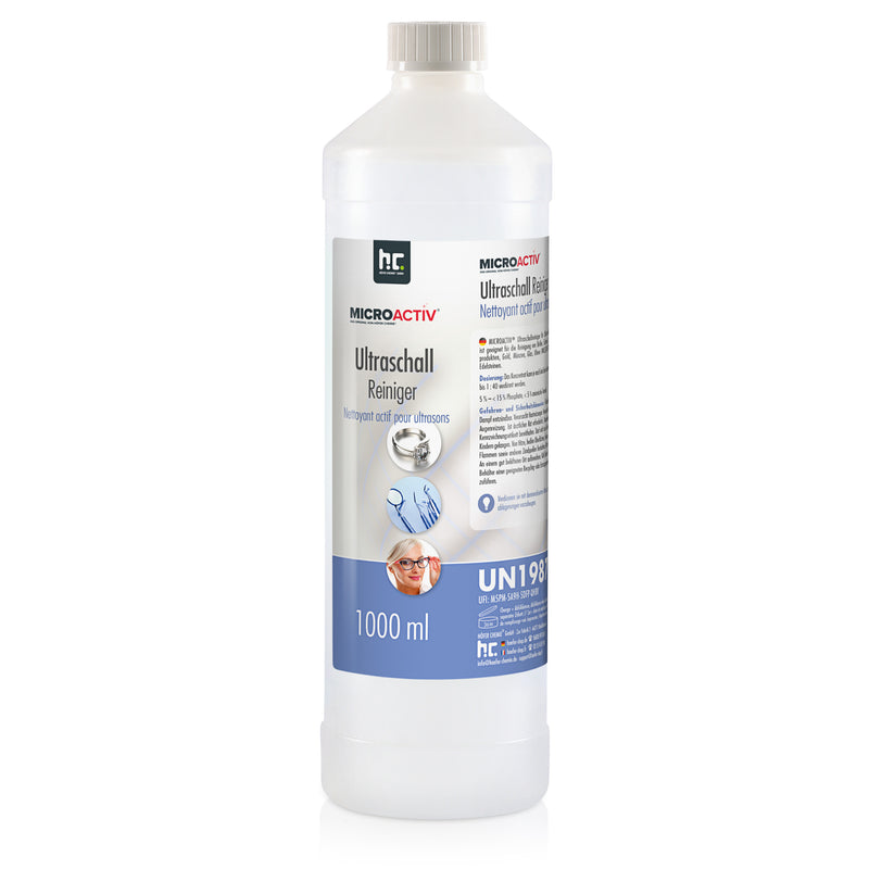 1 L Microactiv® ultrasoonreiniger voor ultrasoonbad in flessen