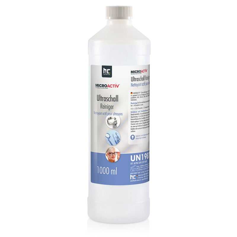 1 L Microactiv® Ultraschallreiniger Flüssig - Konzentrat für Ultraschallbad - Höfer Chemie GmbH