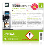 Détartrant universel Microactiv® avec indicateur de couleur en bouteille de 1 L