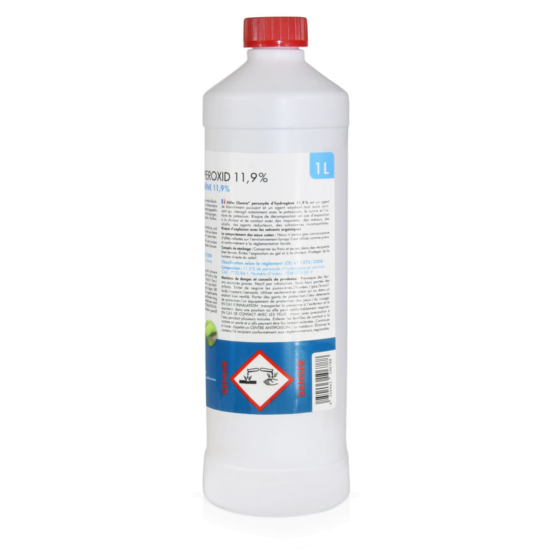 Péroxyde d'hydrogène 11,9 % Höfer Chemie® en bouteille de 1 L