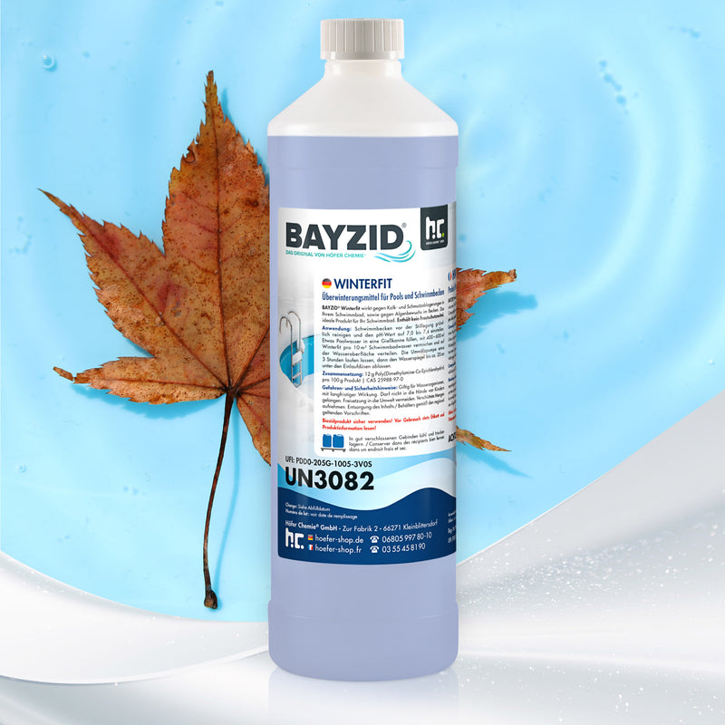 1 L BAYZID® Winterfit Überwinterungsmittel für Pools in Flaschen