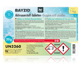 Oxygène actif BAYZID® – pastilles de 20g en pot de 1 KG