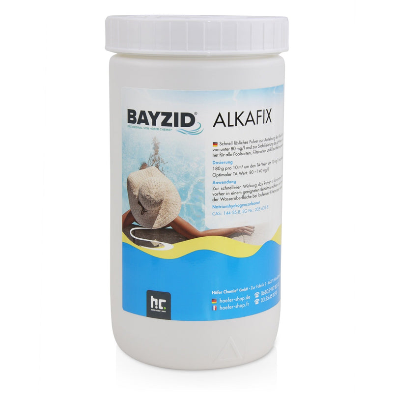 1 kg BAYZID® Alkafix zur Anhebung der Alkalinität (TA) - Höfer Chemie GmbH