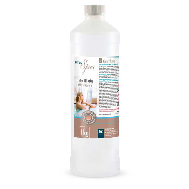 1 kg BAYZID® SPA Chlor flüssig für Whirlpools & Planschbecken - Höfer Chemie GmbH