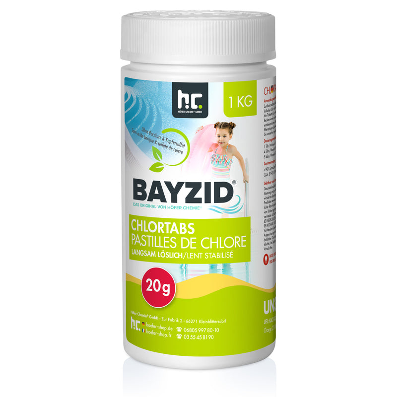 1 kg BAYZID® Chlortabs 20g langsam löslich