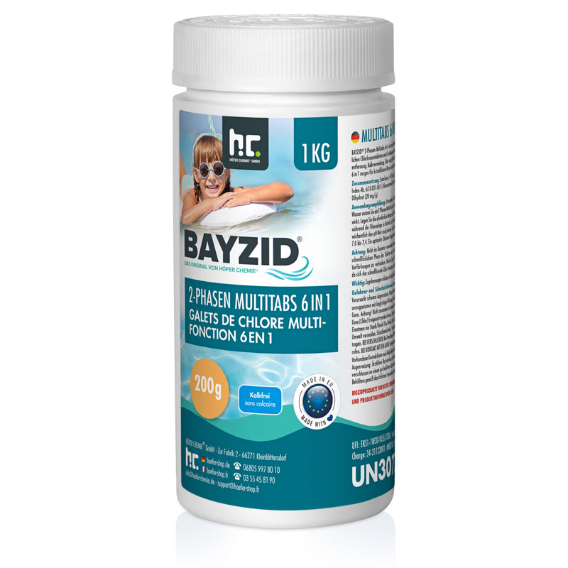 1 kg BAYZID® 2-Phasen-Multitabs 200g 6in1