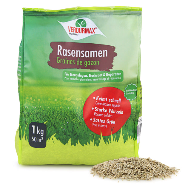 wie lange kann man rasensamen aufbewahren 1 kg VERDURMAX® Rasensamen