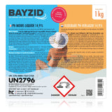 1 kg BAYZID® pH Minus flüssig 14,9% für Pools in Flaschen - Höfer Chemie GmbH