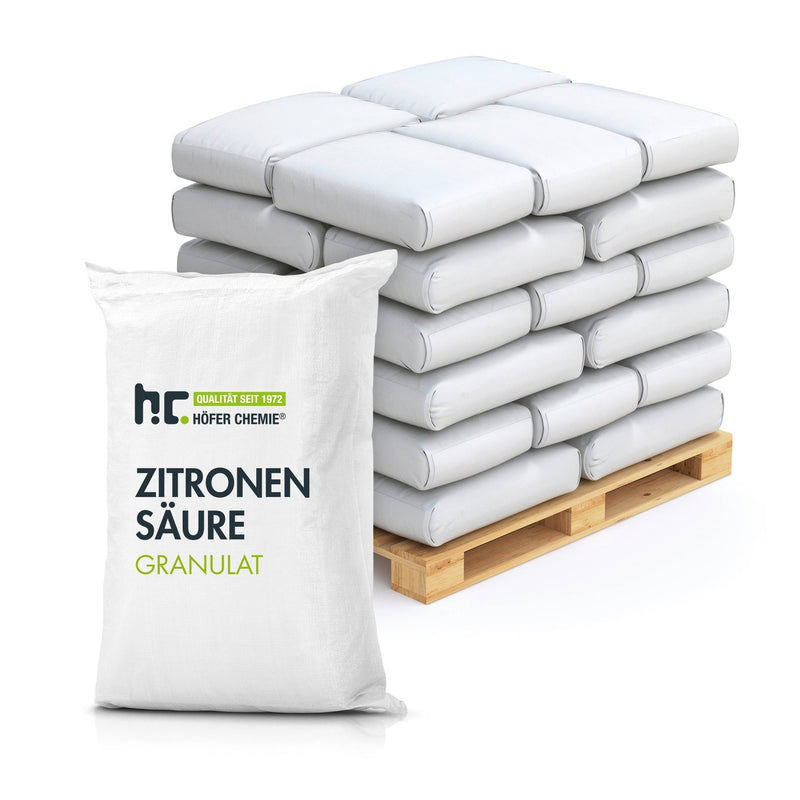 25 kg Zitronensäure Granulat in Lebensmittelqualität - Höfer Chemie GmbH