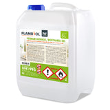 Bioéthanol premium en gel FLAMBIOL® en bidon de 5 L