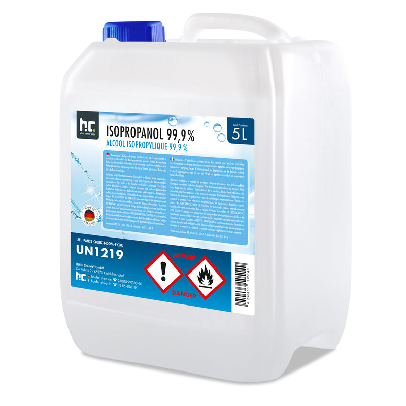 5 L Höfer Chemie® Isopropanol 99,9% in Kanistern