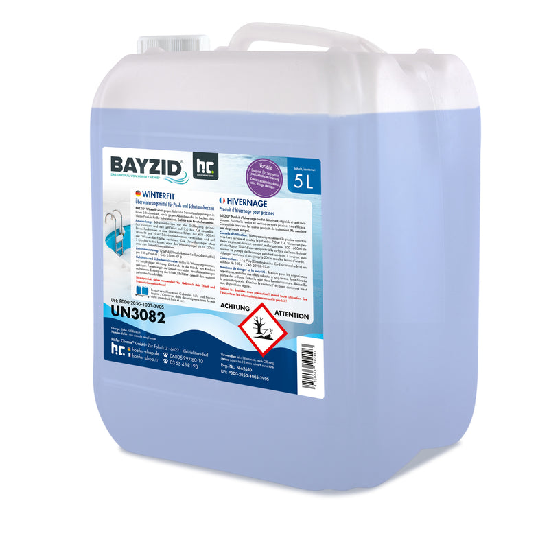 5 L BAYZID® Winterfit Überwinterungsmittel für Pools in Kanister