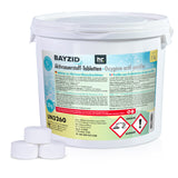 5 kg BAYZID® Aktivsauerstoff Tabletten 20g für Pools in Eimer