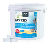 5 Kg Pastilles de chlore multifonction 5en1 Bayzid® de 20g en seau